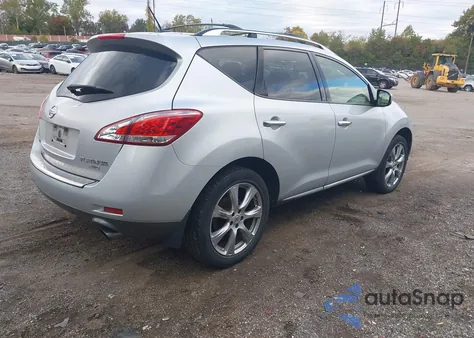 2012 Nissan Murano Le z USA, uszkodzony, nr VIN JN8AZ1MW9CW226624